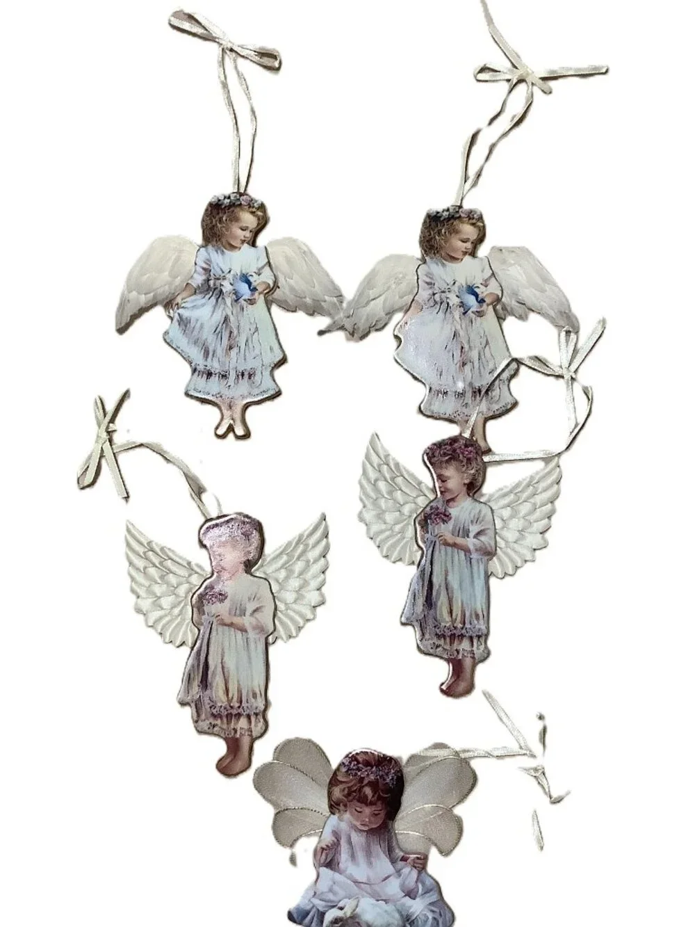Heaven's Little Angel Ornaments by Dona Gelsinger & Donna Brooks Lot of 5